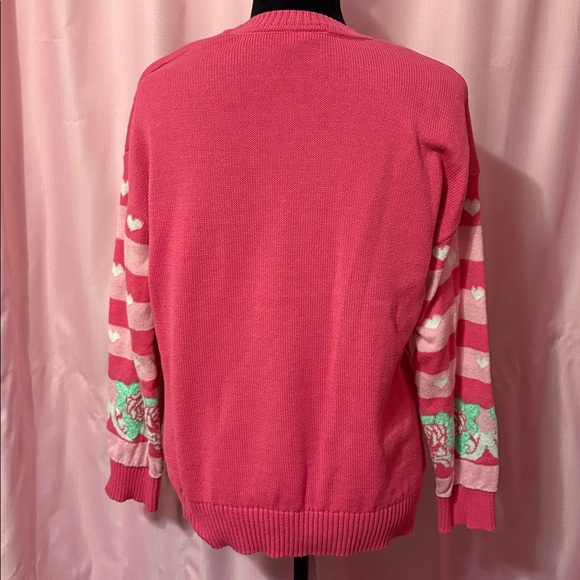 Pink Barbie Pullover Sweatee With Roses - Picture 4 of 6